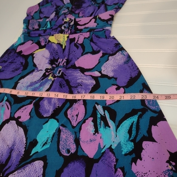 AGB women's strapless floral print dress size (M) - Picture 10 of 16